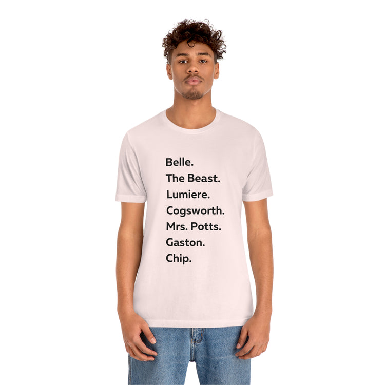 Beauty and the Beast Short Sleeve Tee - Fandom-Made