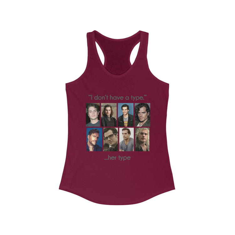 Henry Cavill Women's Tank (I Don't Have a Type) - Fandom-Made