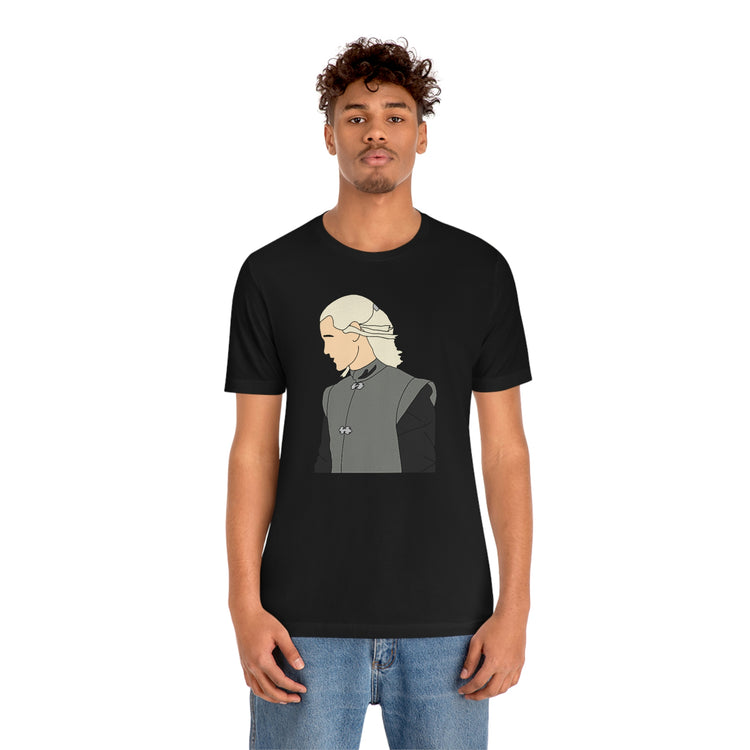 Prince Daemon Targaryen Short Sleeve Tee (minimal) - Fandom-Made