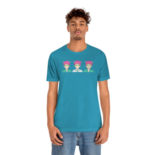 Saiki K Short Sleeve Tee - Fandom-Made