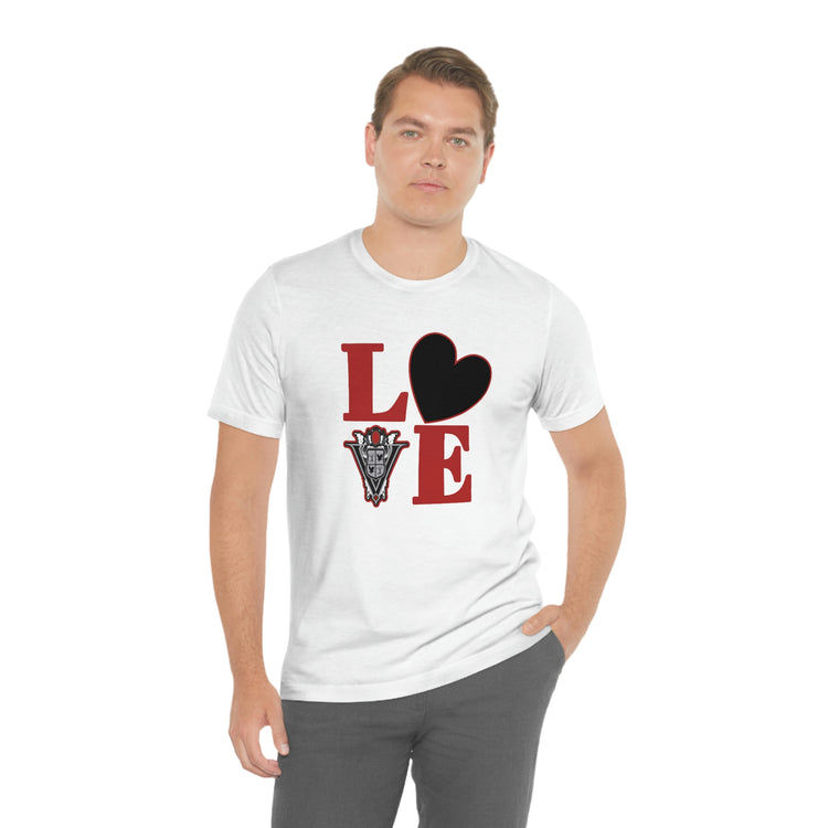 Volturi, Love Short Sleeve Tee (black heart) - Fandom-Made