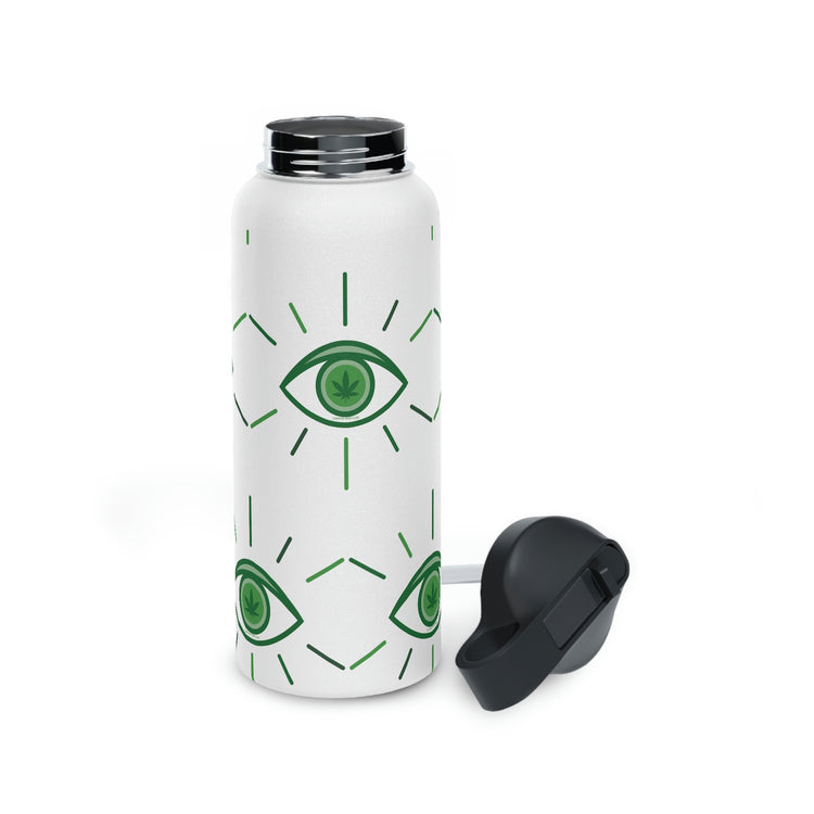 Pot Leaf Third Eye Water Bottle - Fandom-Made