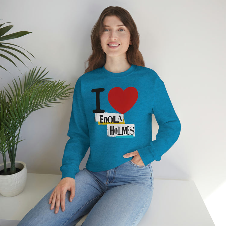 I Love Enola Holmes Sweatshirt - Fandom-Made