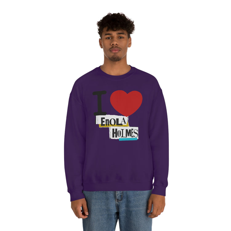 I Love Enola Holmes Sweatshirt - Fandom-Made