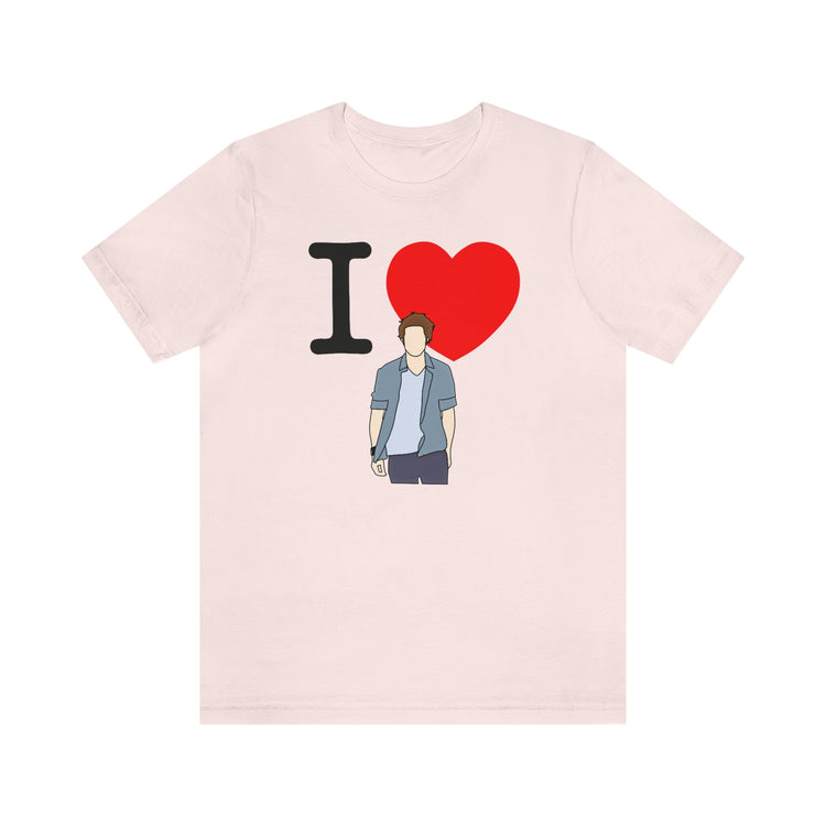 I Love Edward Cullen Short Sleeve Tee (minimal) - Fandom-Made