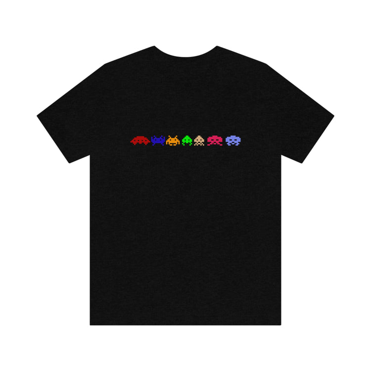 Space Invaders Short Sleeve Tee - Fandom-Made