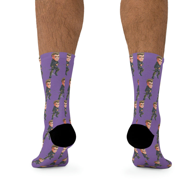 Hawkeye Socks - Fandom-Made