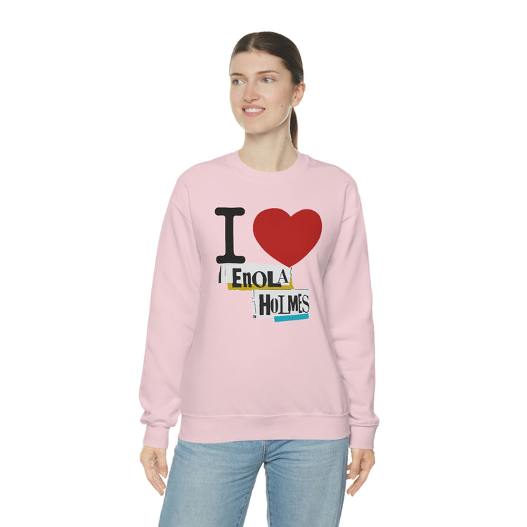 I Love Enola Holmes Sweatshirt - Fandom-Made