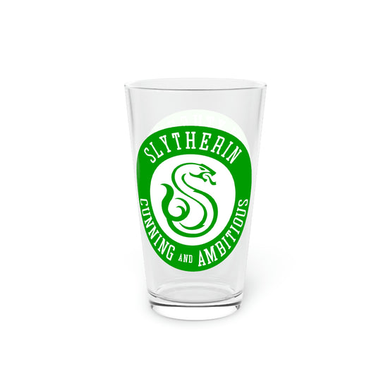 Slytherin Attributes Pint Glass - Fandom-Made