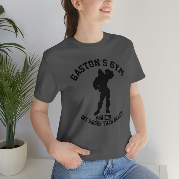 Gaston's Gym Short Sleeve Tee - Fandom-Made