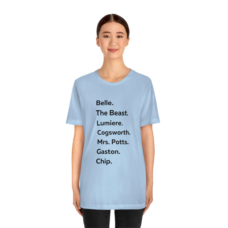 Beauty and the Beast Short Sleeve Tee - Fandom-Made