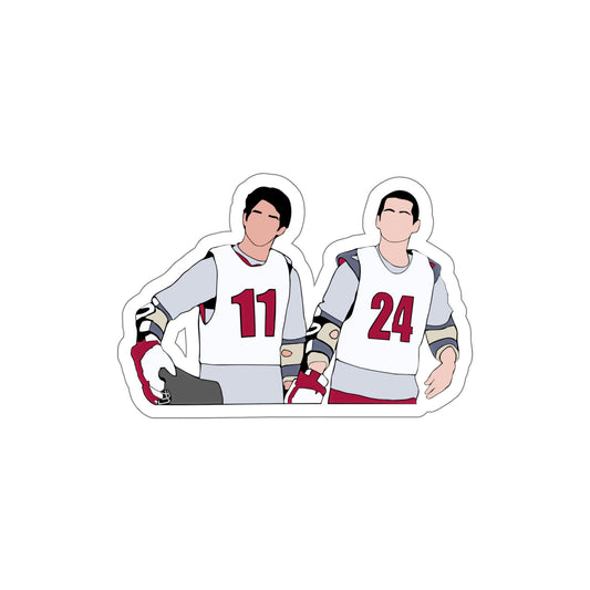 Scott and Stiles, uniform Stickers - Fandom-Made