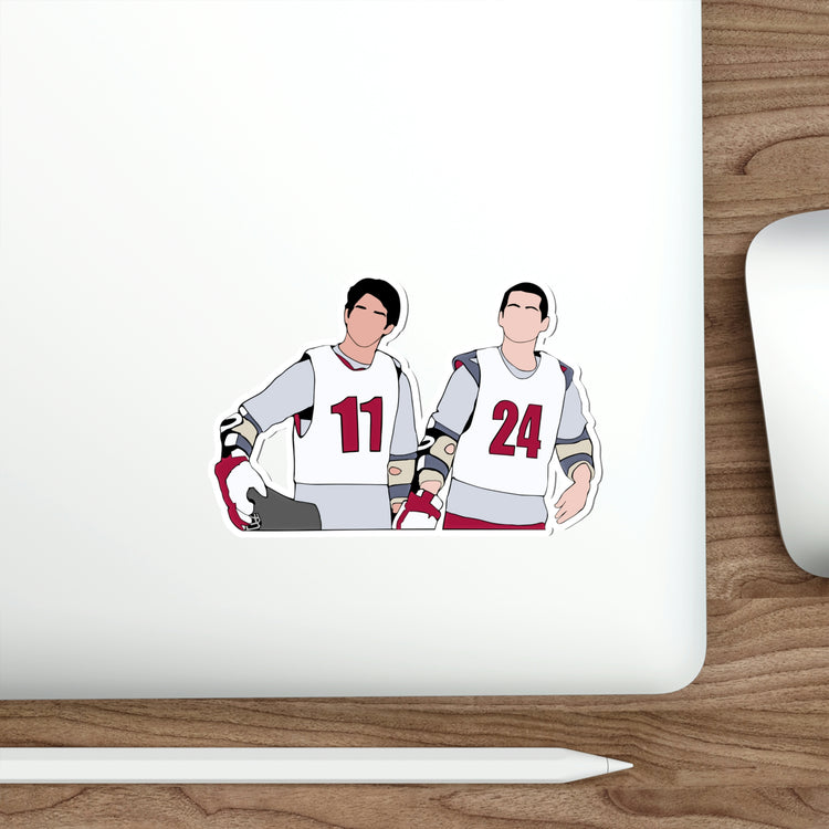 Scott and Stiles, uniform Stickers - Fandom-Made