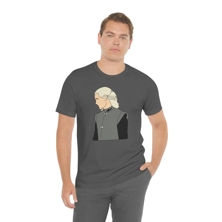 Prince Daemon Targaryen Short Sleeve Tee (minimal) - Fandom-Made