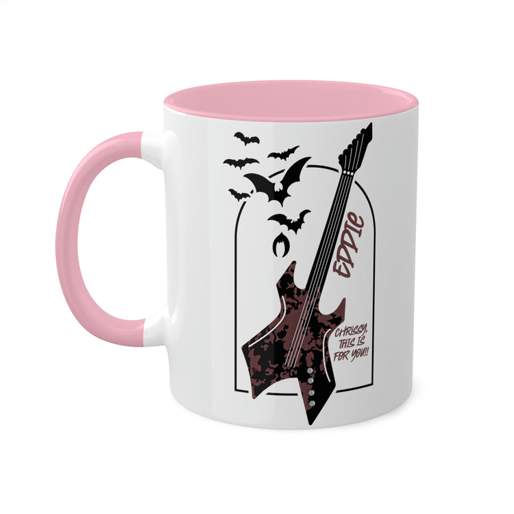 Eddie Munson Guitar Colorful Mug - Fandom-Made