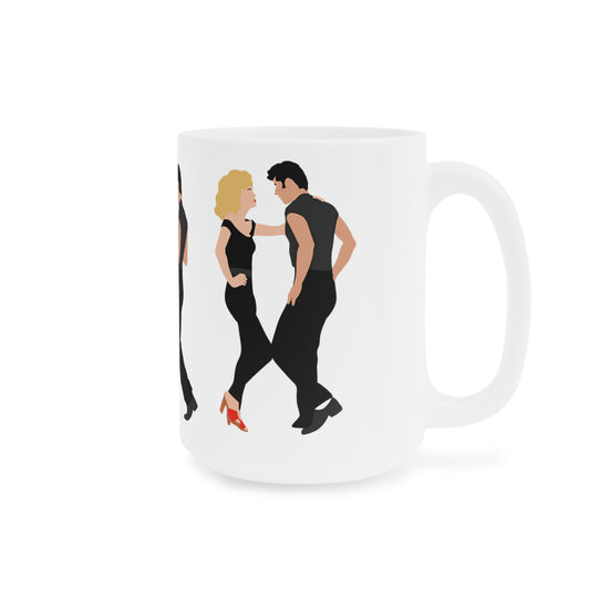 Sandy & Danny Dancing Mugs - Fandom-Made