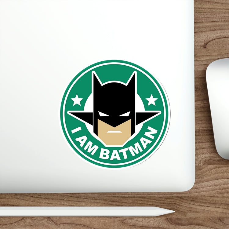 I am Batman Starbucks Die-Cut Stickers - Fandom-Made