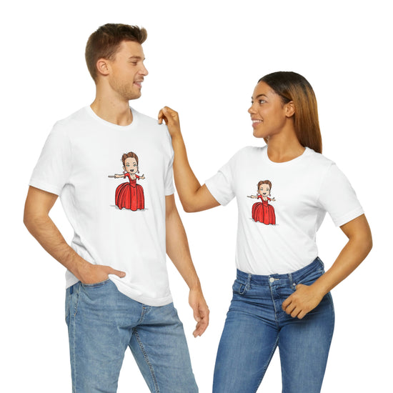 Claire Fraser T-Shirt (red dress) - Fandom-Made