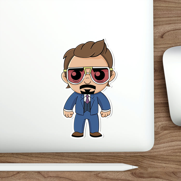 Tony Stark Die-Cut Sticker - Fandom-Made