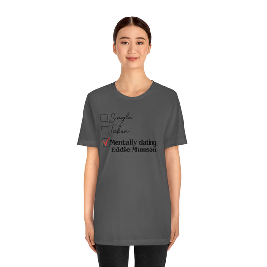 Mentally dating Eddie Munson Tee - Fandom-Made