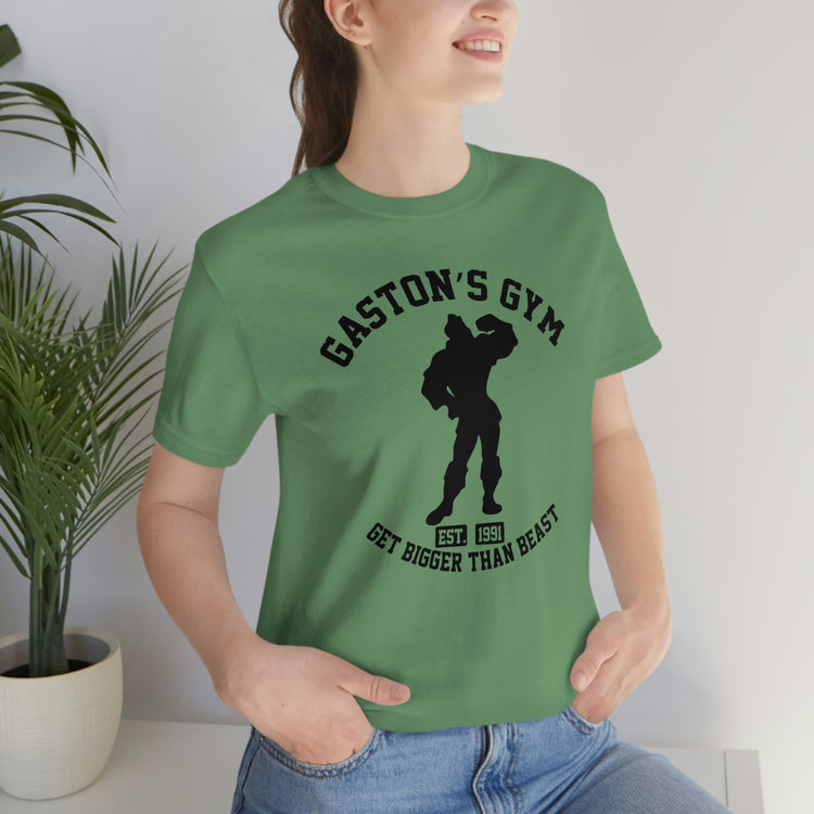 Gaston's Gym Short Sleeve Tee - Fandom-Made