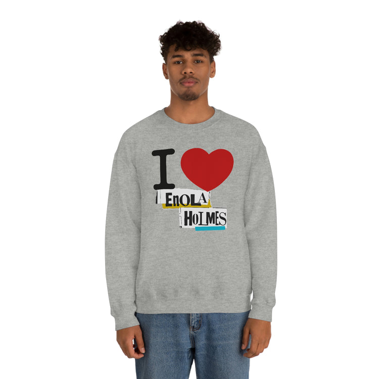 I Love Enola Holmes Sweatshirt - Fandom-Made