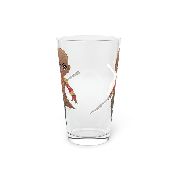 Okoye Pint Glass - Fandom-Made