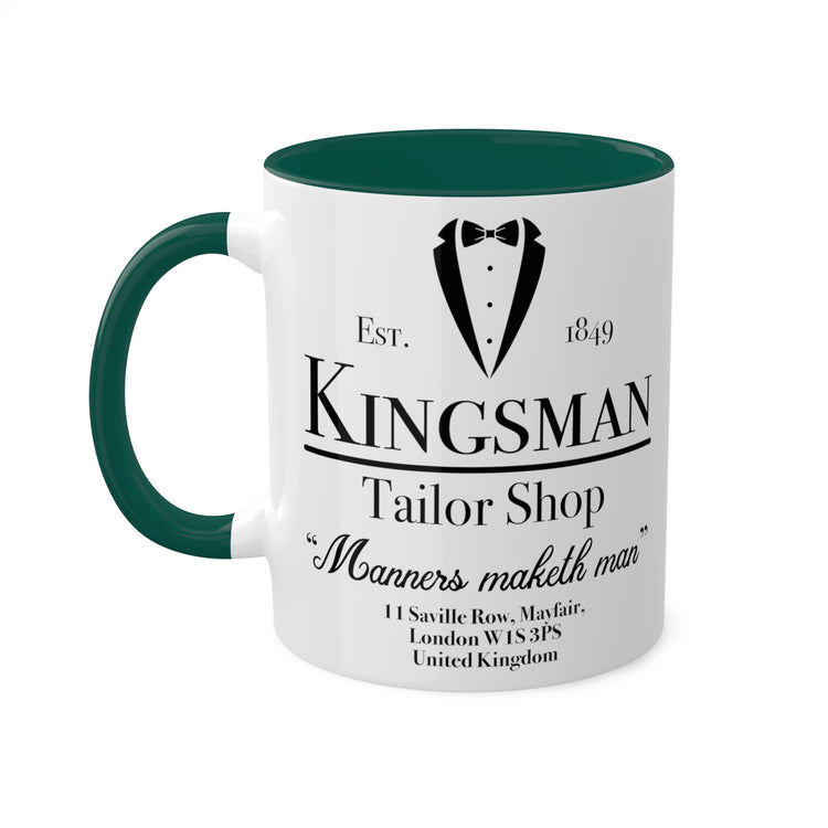 Kingsman Tailor Shop Colorful Mug, 11oz - Fandom-Made