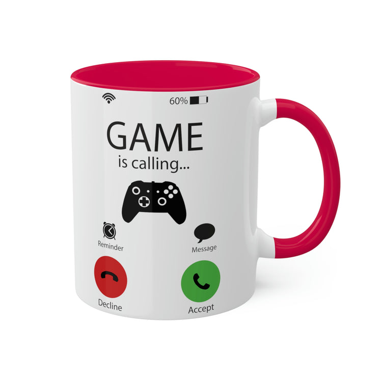 Game Is Calling Colorful Mugs - Fandom-Made