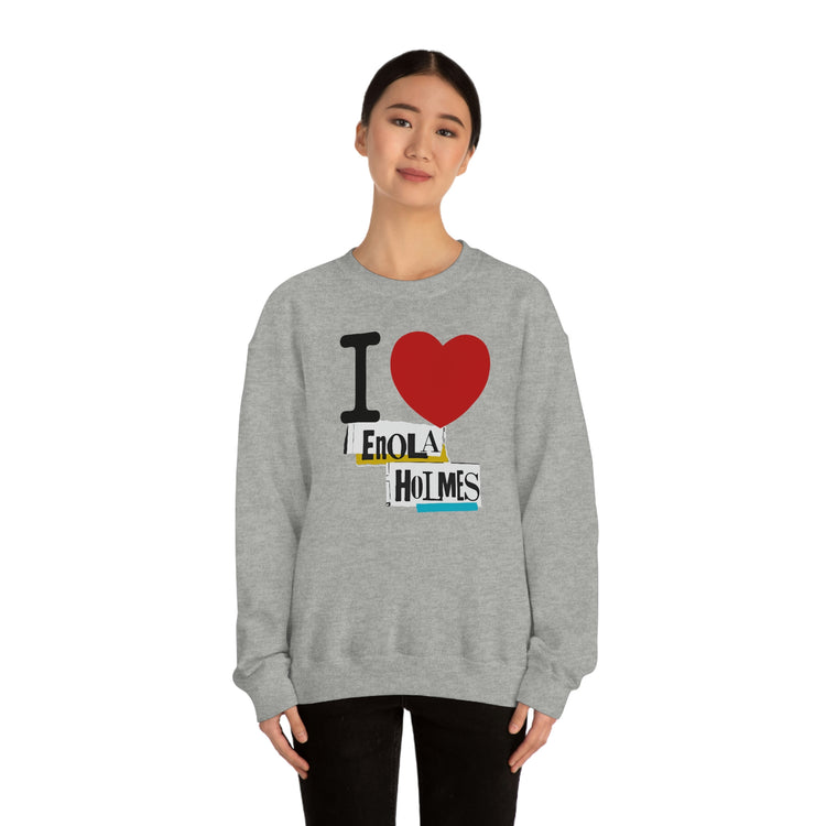 I Love Enola Holmes Sweatshirt - Fandom-Made