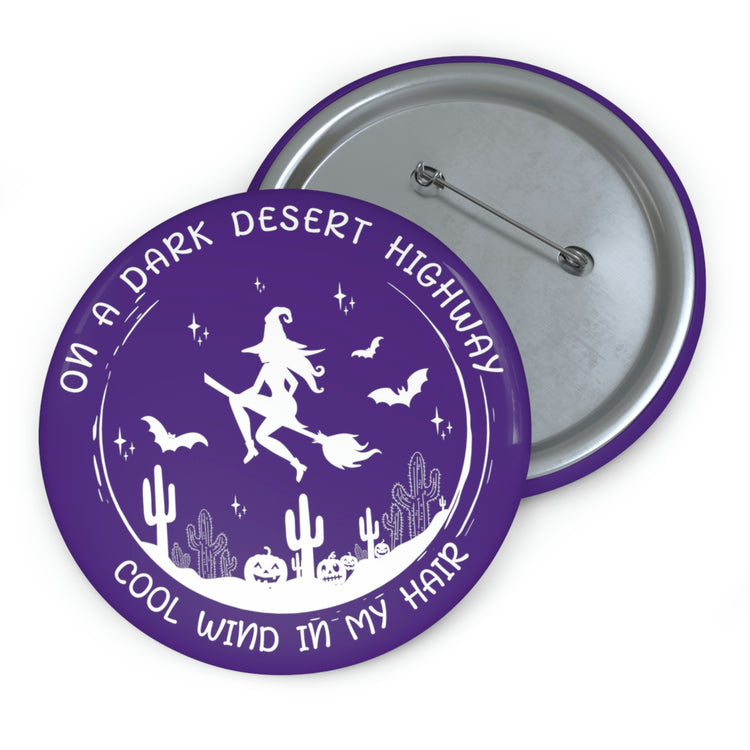 On A Dark Desert Highway, Halloween Pin Buttons - Fandom-Made