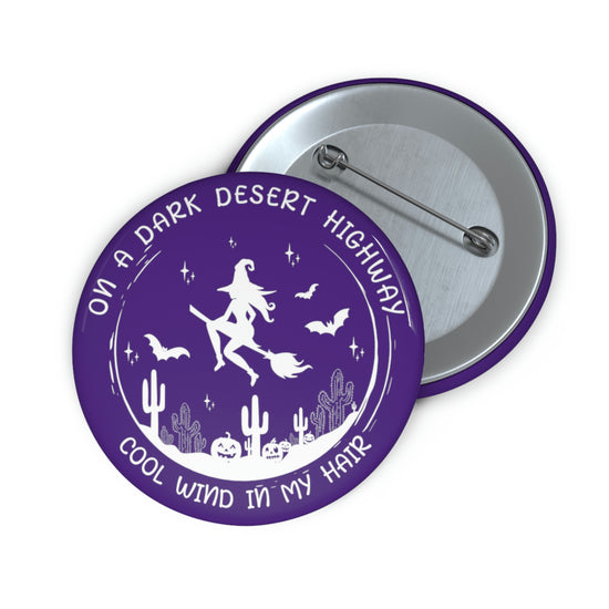 On A Dark Desert Highway, Halloween Pin Buttons - Fandom-Made