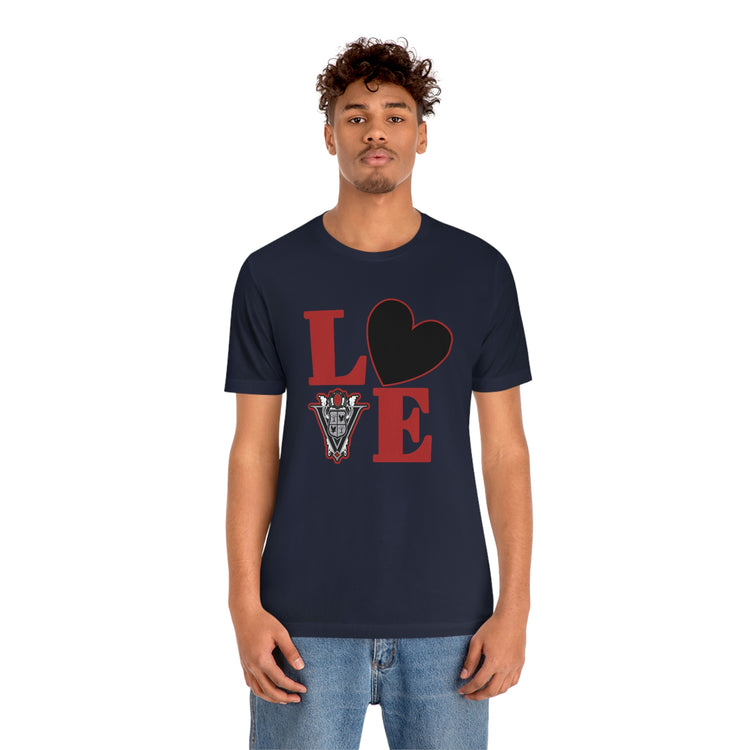 Volturi, Love Short Sleeve Tee (black heart) - Fandom-Made