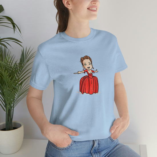 Claire Fraser T-Shirt (red dress) - Fandom-Made