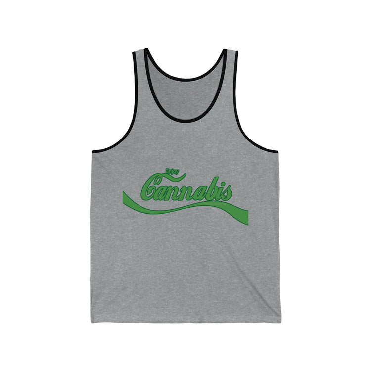 Enjoy Cannabis Unisex Tank - Fandom-Made