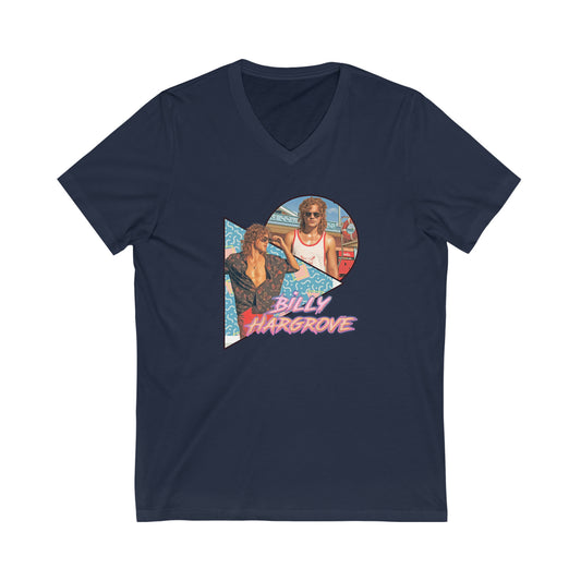 Billy Hargrove Short Sleeve V-Neck Tee - Fandom-Made