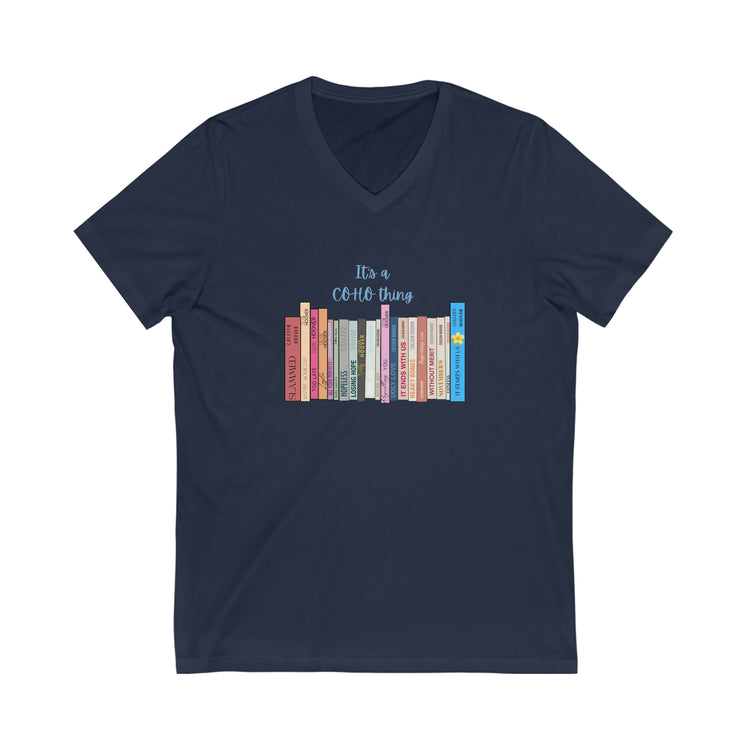 Colleen Hoover Unisex V-Neck Tee - Fandom-Made