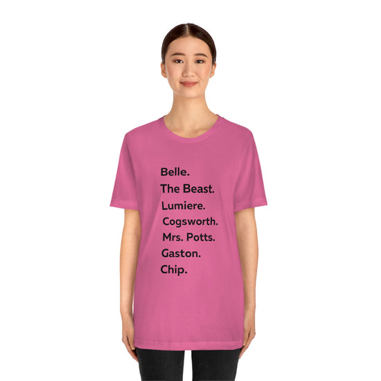 Beauty and the Beast Short Sleeve Tee - Fandom-Made