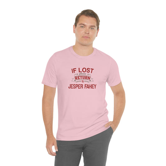 If Lost, Return to Jesper Fahey Short Sleeve Tee - Fandom-Made