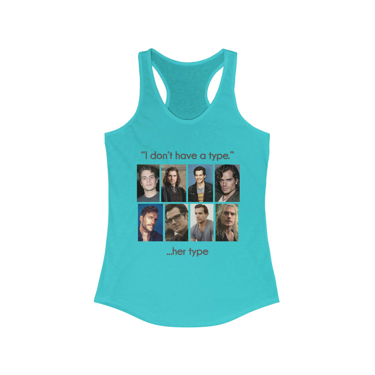 Henry Cavill Women's Tank (I Don't Have a Type) - Fandom-Made