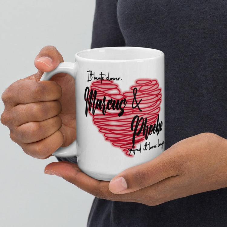 A Discovery of Witches Inspired White glossy mug - Marcus & Phoebe - Fandom-Made