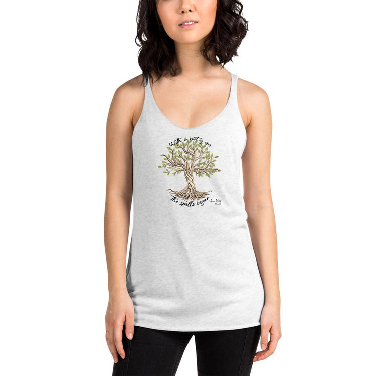 A Discovery of Witches Inspired Women's Racerback Tank - Diana Bishop Tree (quote) - Fandom-Made