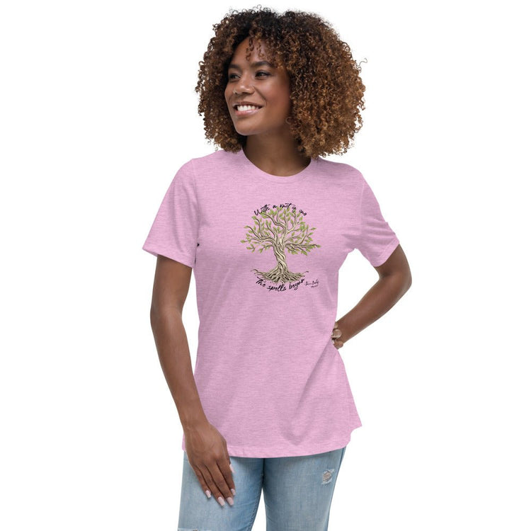 A Discovery of Witches Inspired Women's Relaxed T-Shirt - Diana Bishop Tree (quote) - Fandom-Made