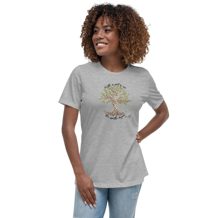 A Discovery of Witches Inspired Women's Relaxed T-Shirt - Diana Bishop Tree (quote) - Fandom-Made