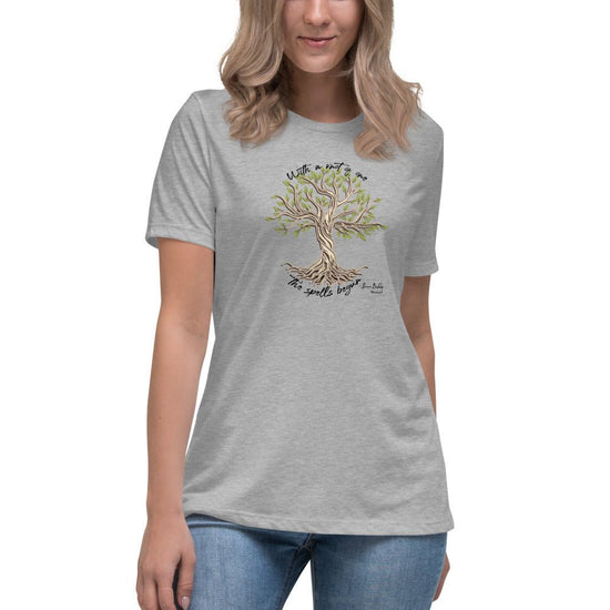 A Discovery of Witches Inspired Women's Relaxed T-Shirt - Diana Bishop Tree (quote) - Fandom-Made