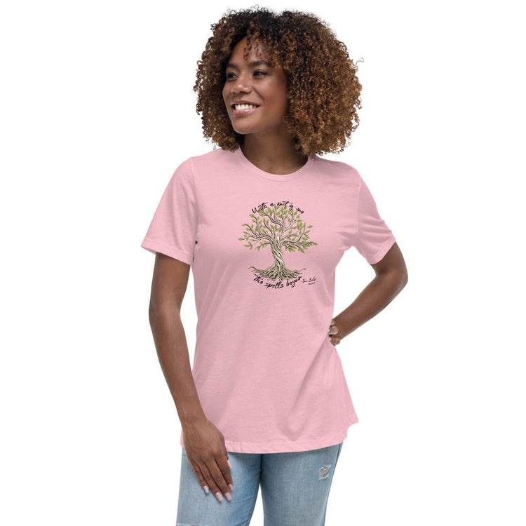 A Discovery of Witches Inspired Women's Relaxed T-Shirt - Diana Bishop Tree (quote) - Fandom-Made