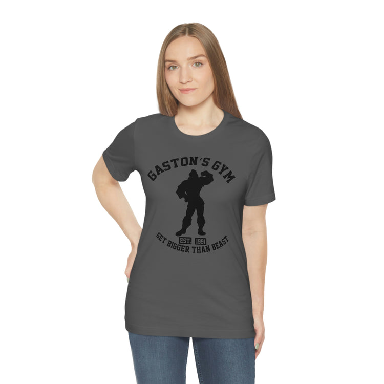 Gaston's Gym Short Sleeve Tee - Fandom-Made