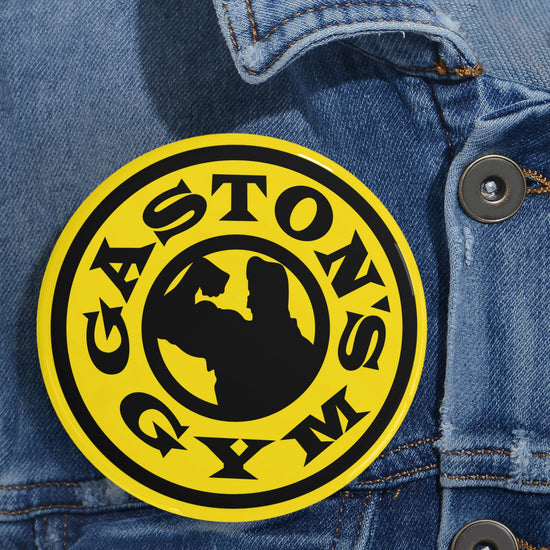 Gaston's Gym Arm Flex Pin - Fandom-Made