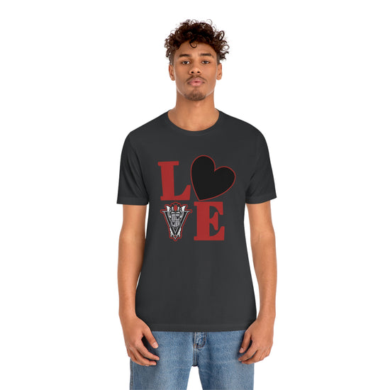 Volturi, Love Short Sleeve Tee (black heart) - Fandom-Made