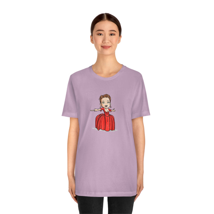 Claire Fraser T-Shirt (red dress) - Fandom-Made